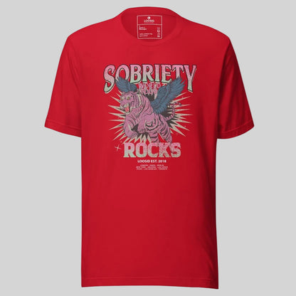 Sobriety Rocks Tour Sober T Shirt packaging detail (view 8)