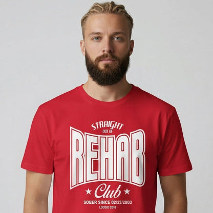 Rehab Sober T Shirt fit detail (view 9)