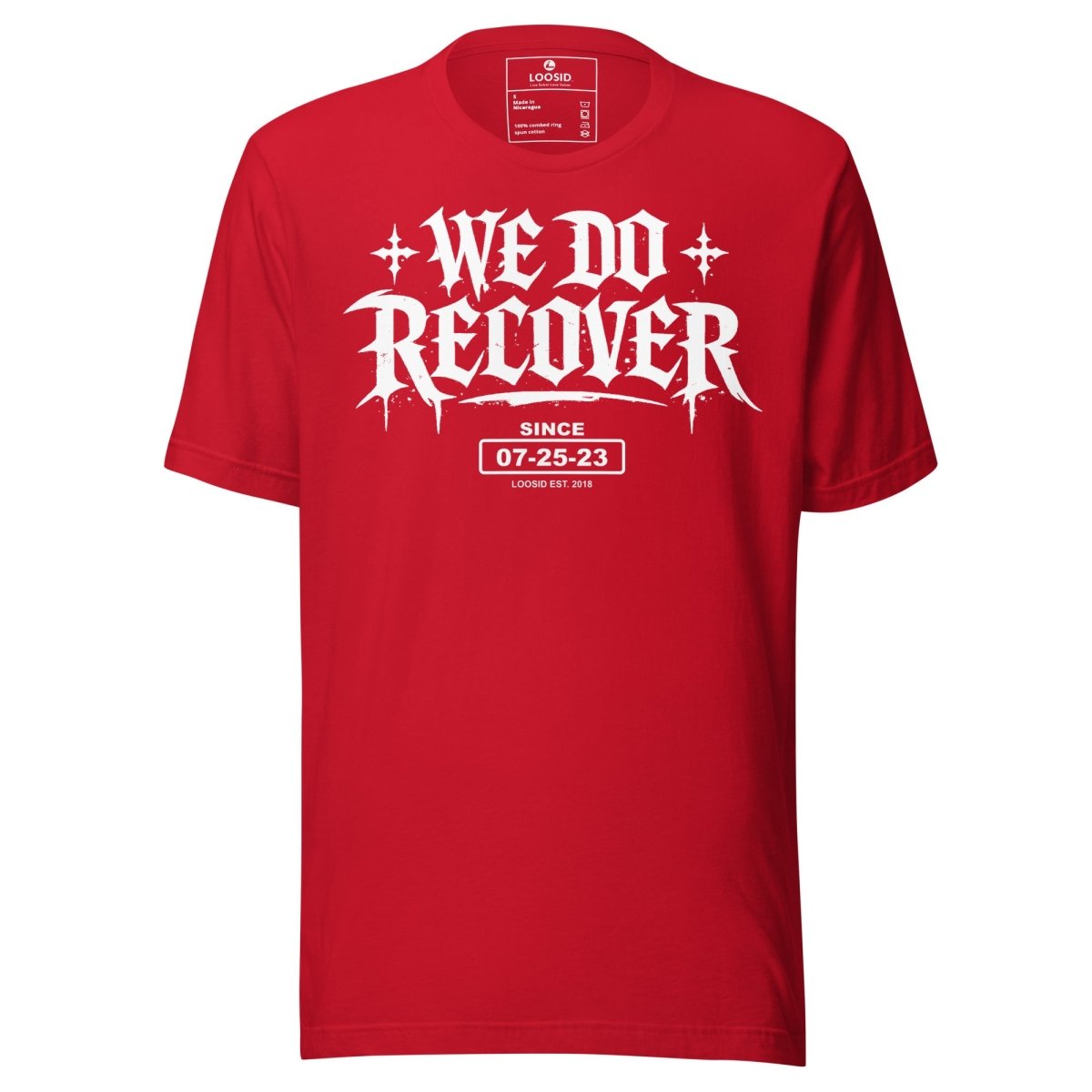 We Do Recover Sober T Shirt featuring the design (view 11)