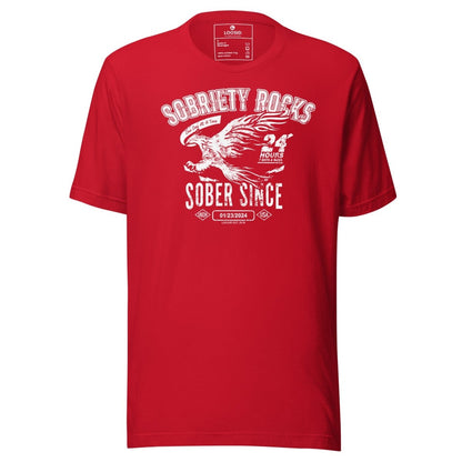 Sober Since Sober T Shirt lifestyle view (view 5)