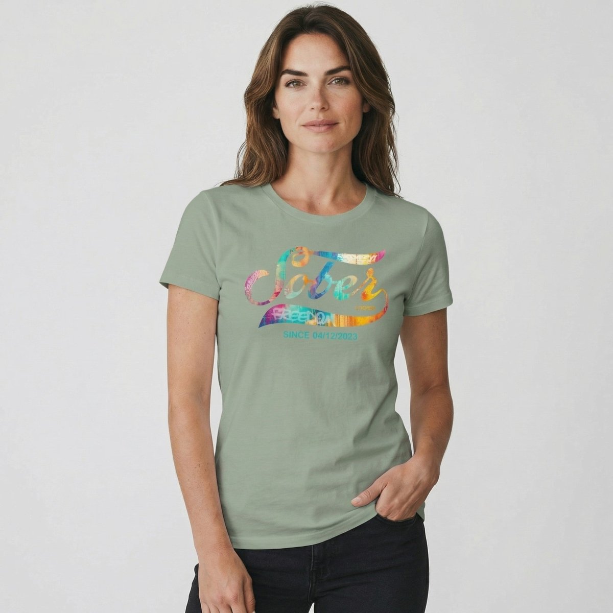 Recovery Sober Since Sober Sober T Shirt product photo (view 10)