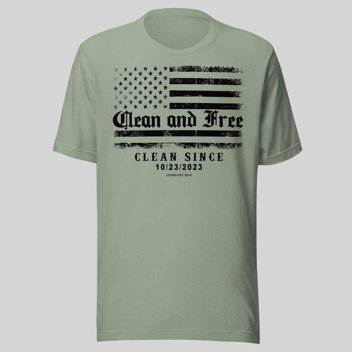 Clean and Free Sober T Shirt fit detail (view 9)