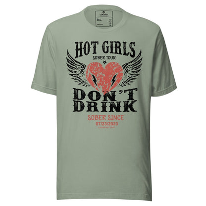 Hot Girls Sober T Shirt side view (view 26)