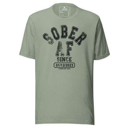 Sober AF Since Sober Sober T Shirt product photo (view 10)