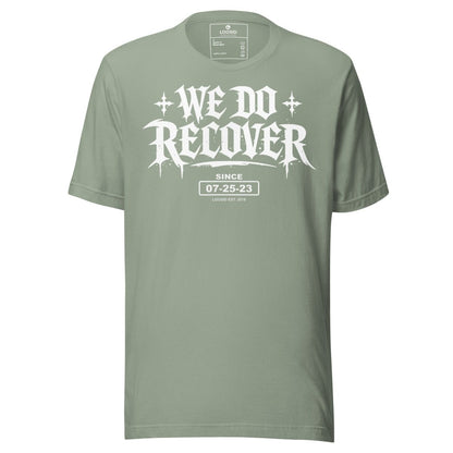 We Do Recover Female Sober T Shirt featuring the design (view 11)