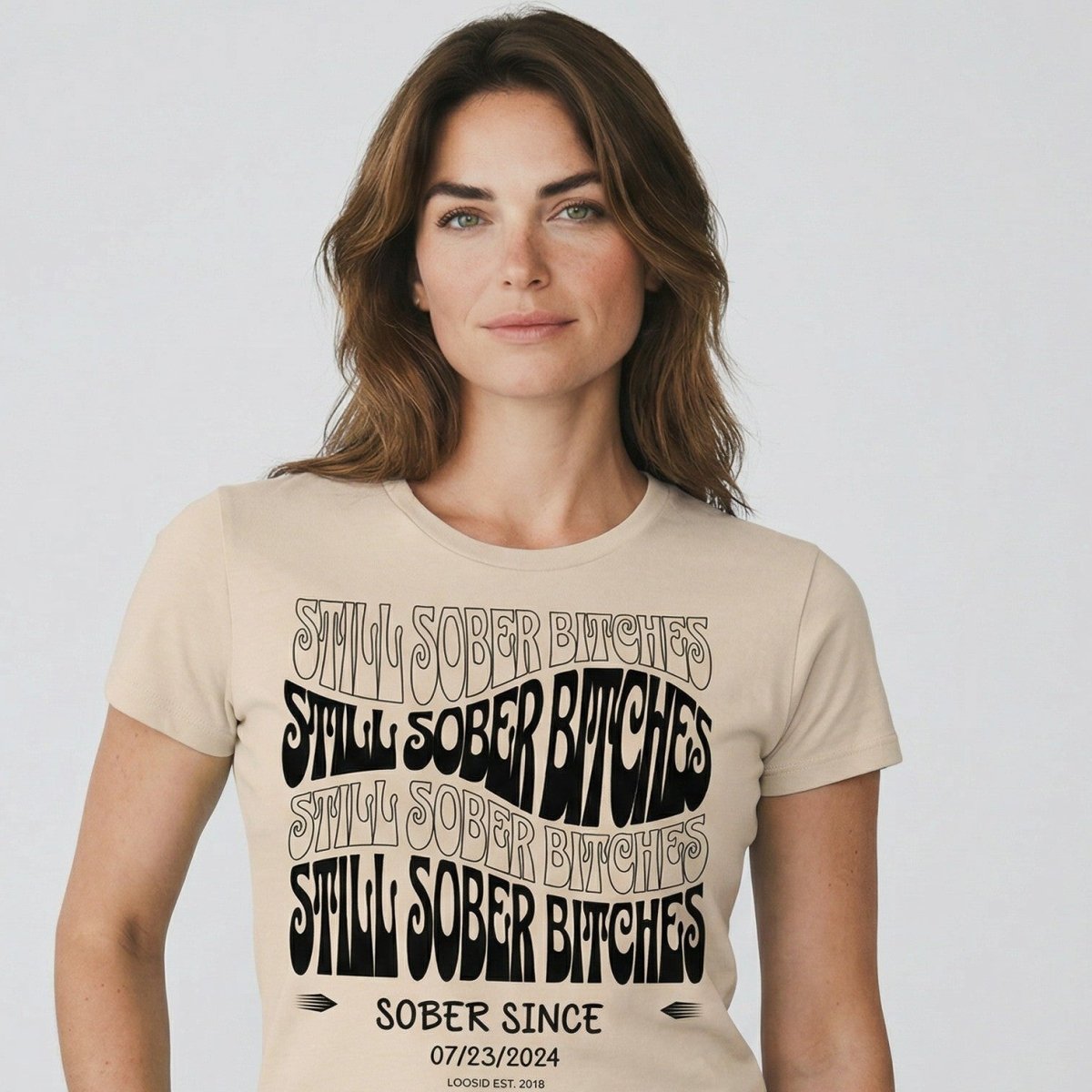 Still Sober B Sober T Shirt fit detail (view 19)