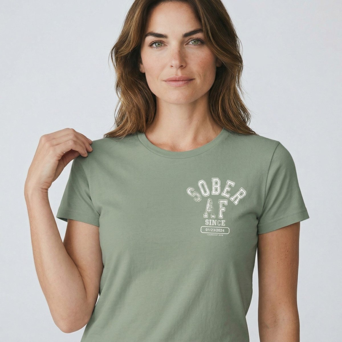 Loosid Sober AF Sober T Shirt featuring the design