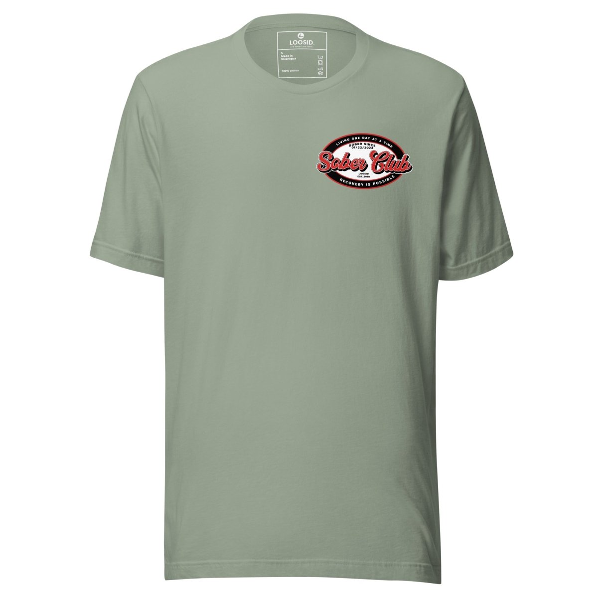 Sober Club Sober T Shirt side view (view 16)