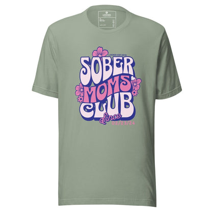 Sober Moms Sober T Shirt back view (view 17)