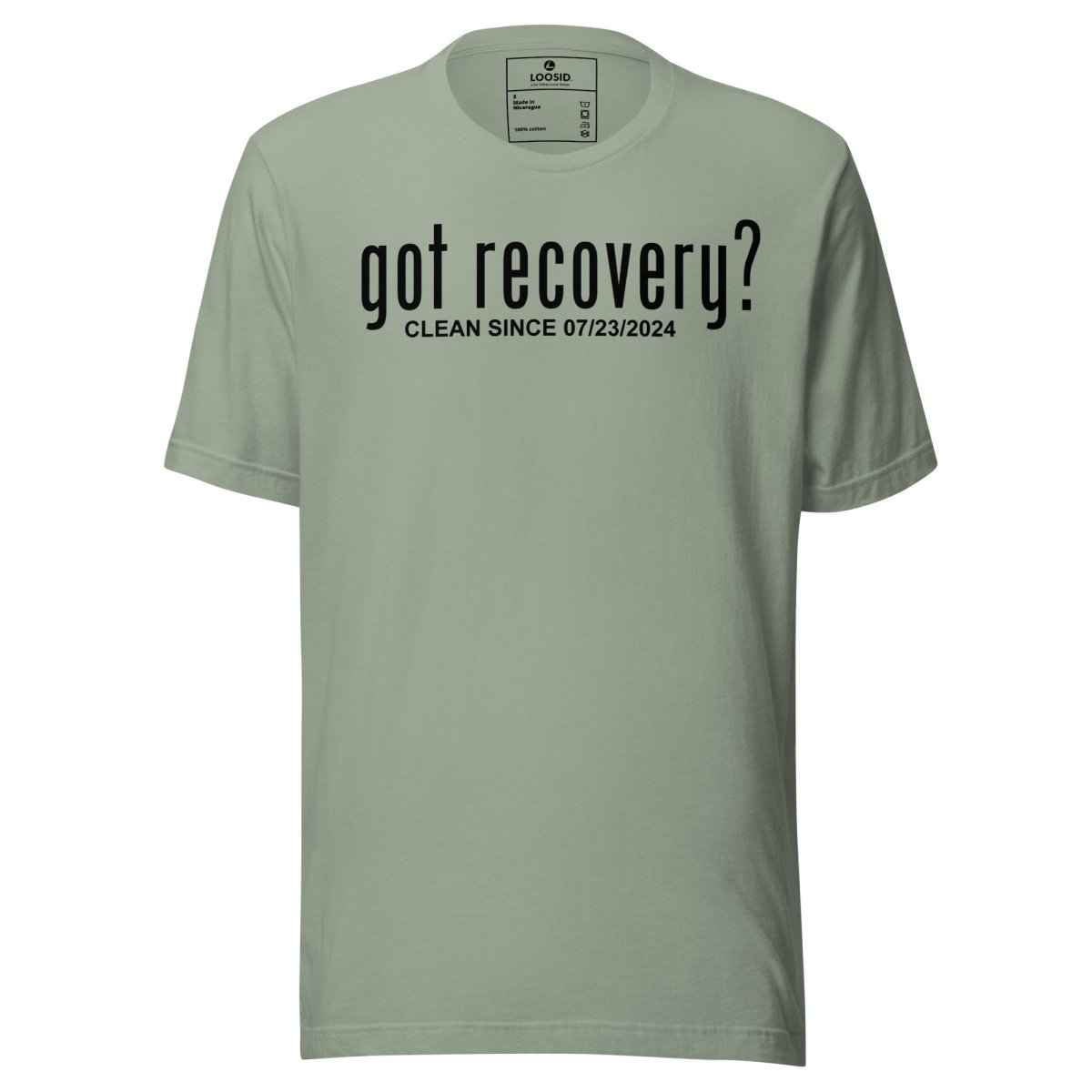 Got Recovery Sober T Shirt back view (view 17)