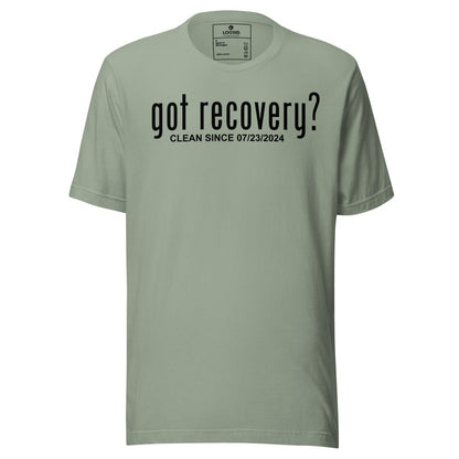 Got Recovery Sober T Shirt back view (view 17)