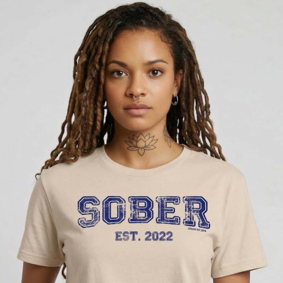 Sober Women's Recovery Is Possible Sober T Shirt packaging detail (view 18)