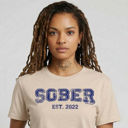 Sober Women's Recovery Is Possible Sober T Shirt packaging detail (view 18)