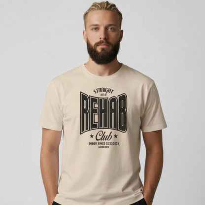 Rehab Sober T Shirt side view (view 16)