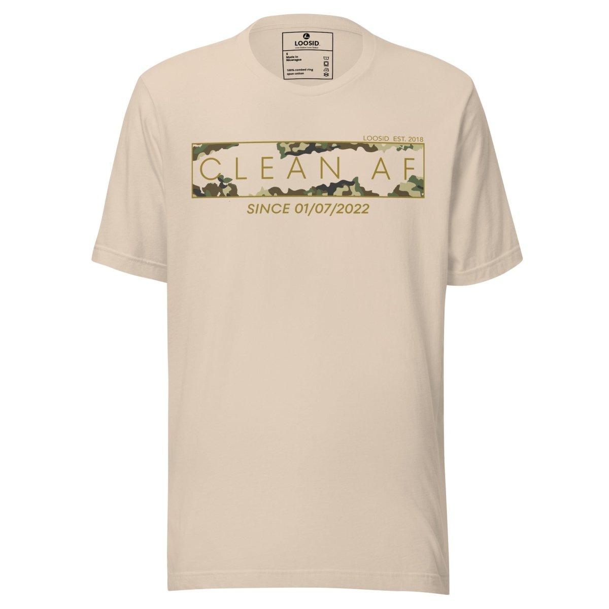 Since Date Men's Sobriety Sober T Shirt back view (view 17)