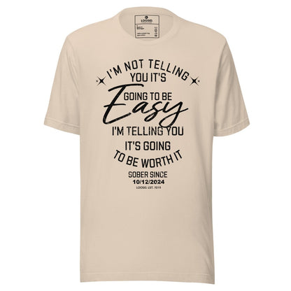 I'm Not telling Sober T Shirt lifestyle view (view 15)