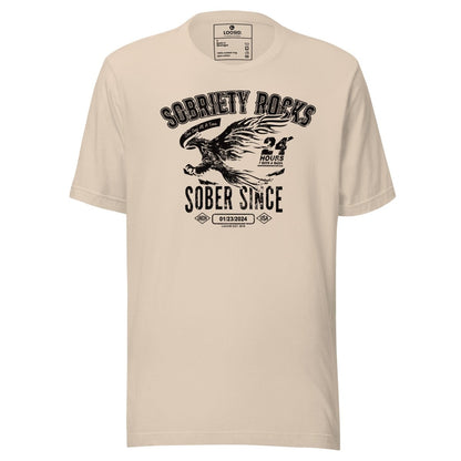 Sober Since Sober T Shirt product photo (view 20)