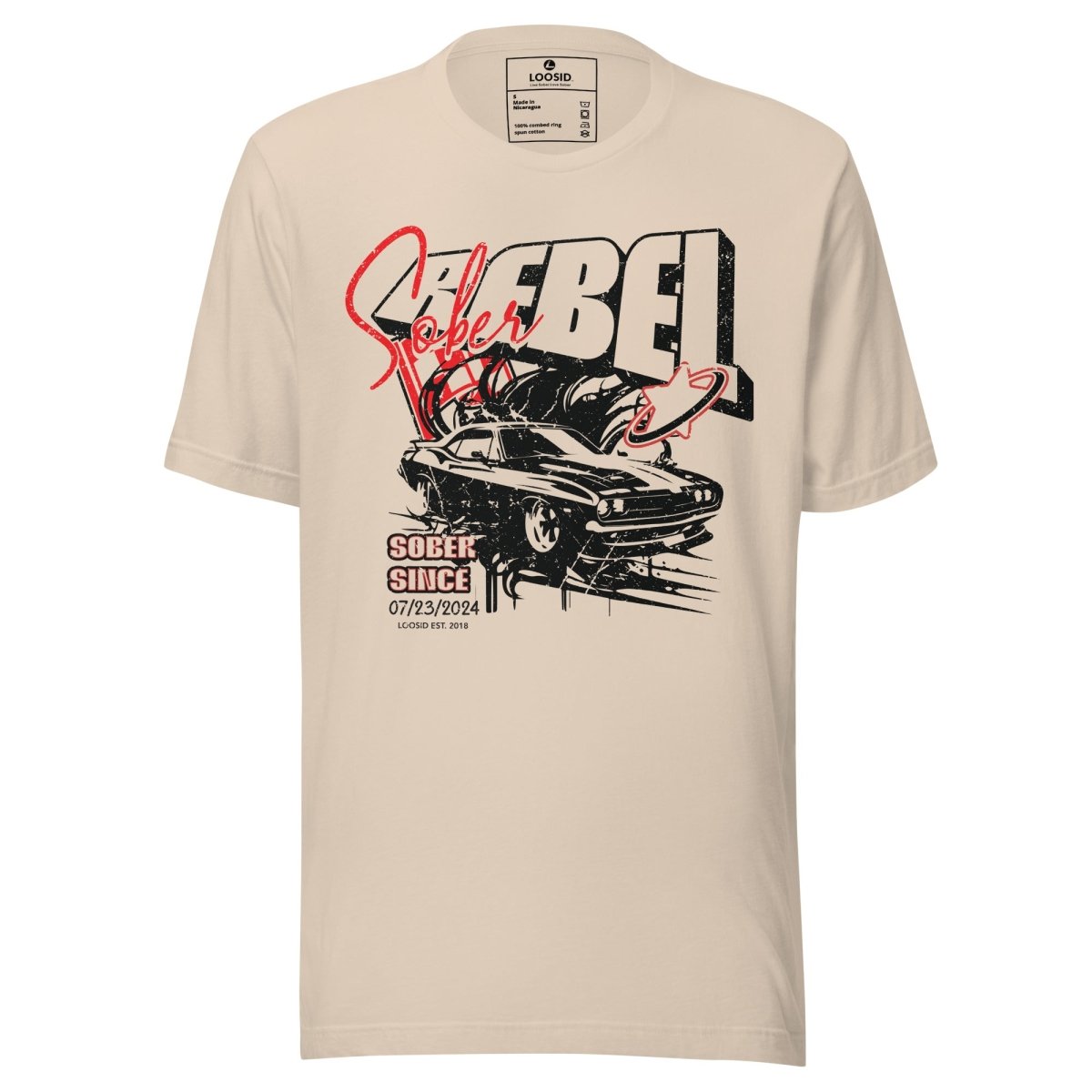 Sober Rebel Sober T Shirt close-up view (view 12)