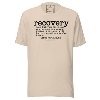 Recovery definition men Sober T Shirt product photo (view 20)