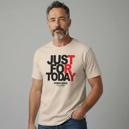 Just For today Sober T Shirt close-up view (view 12)