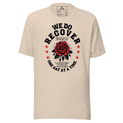 We Do Recover Sober T Shirt graphic detail (view 14)