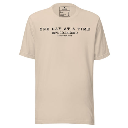 One Day at A Time Sober T Shirt packaging detail (view 8)
