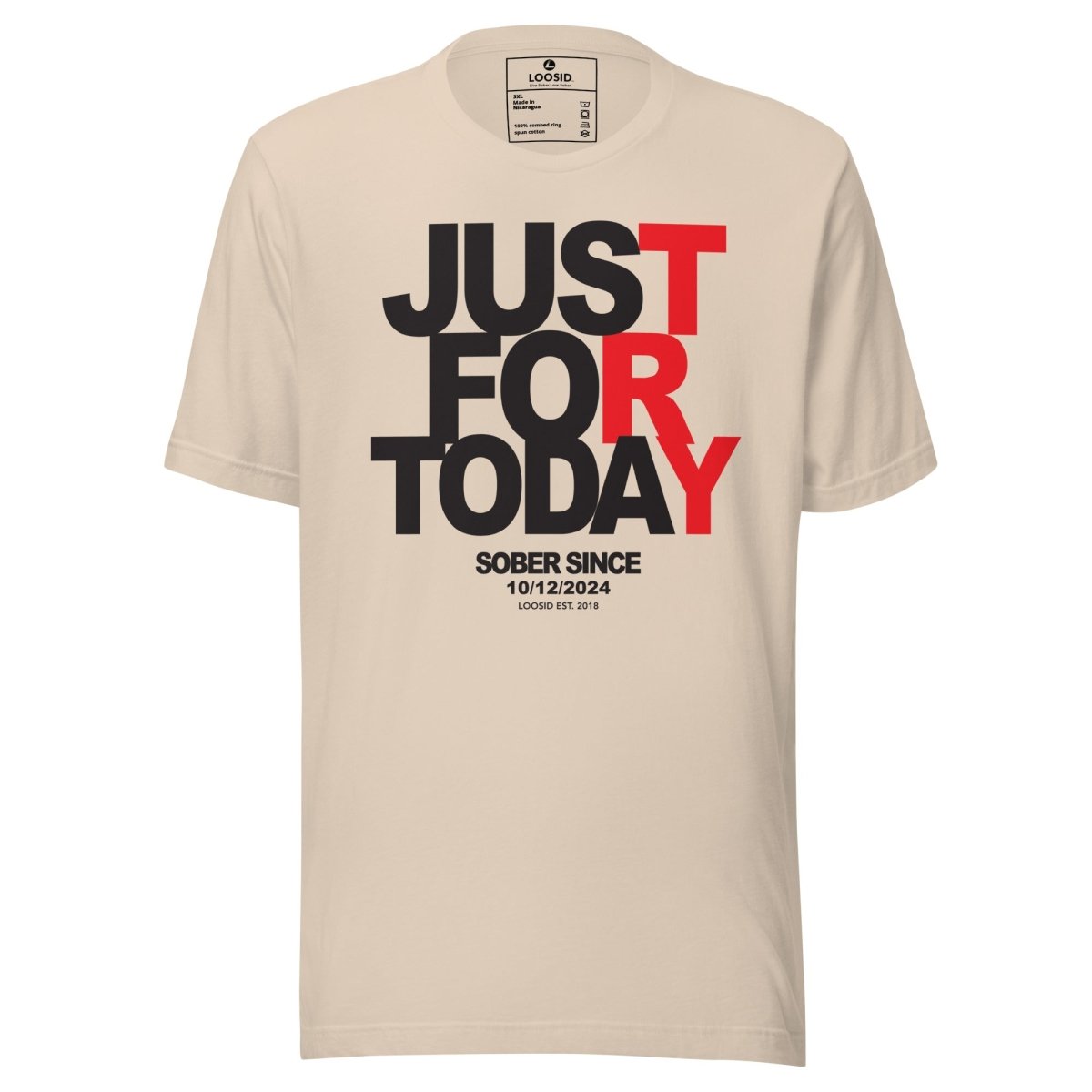 Just Try For Today Sober T Shirt product photo (view 30)
