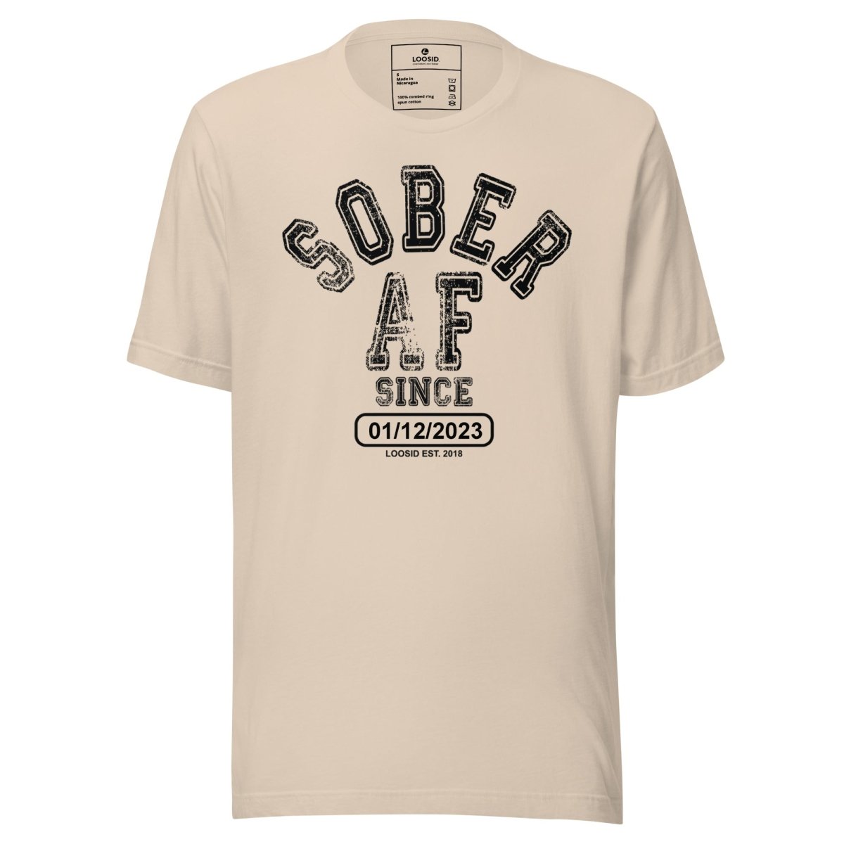 Sober AF Since Sober Sober T Shirt product photo (view 30)