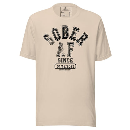 Sober AF Since Sober Sober T Shirt product photo (view 30)