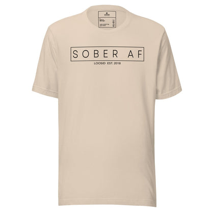 Sober AF Sober T Shirt featuring the design (view 11)