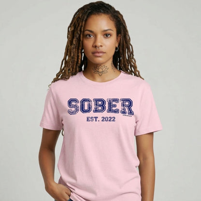 Sober Women's Recovery Is Possible Sober T Shirt lifestyle view (view 25)
