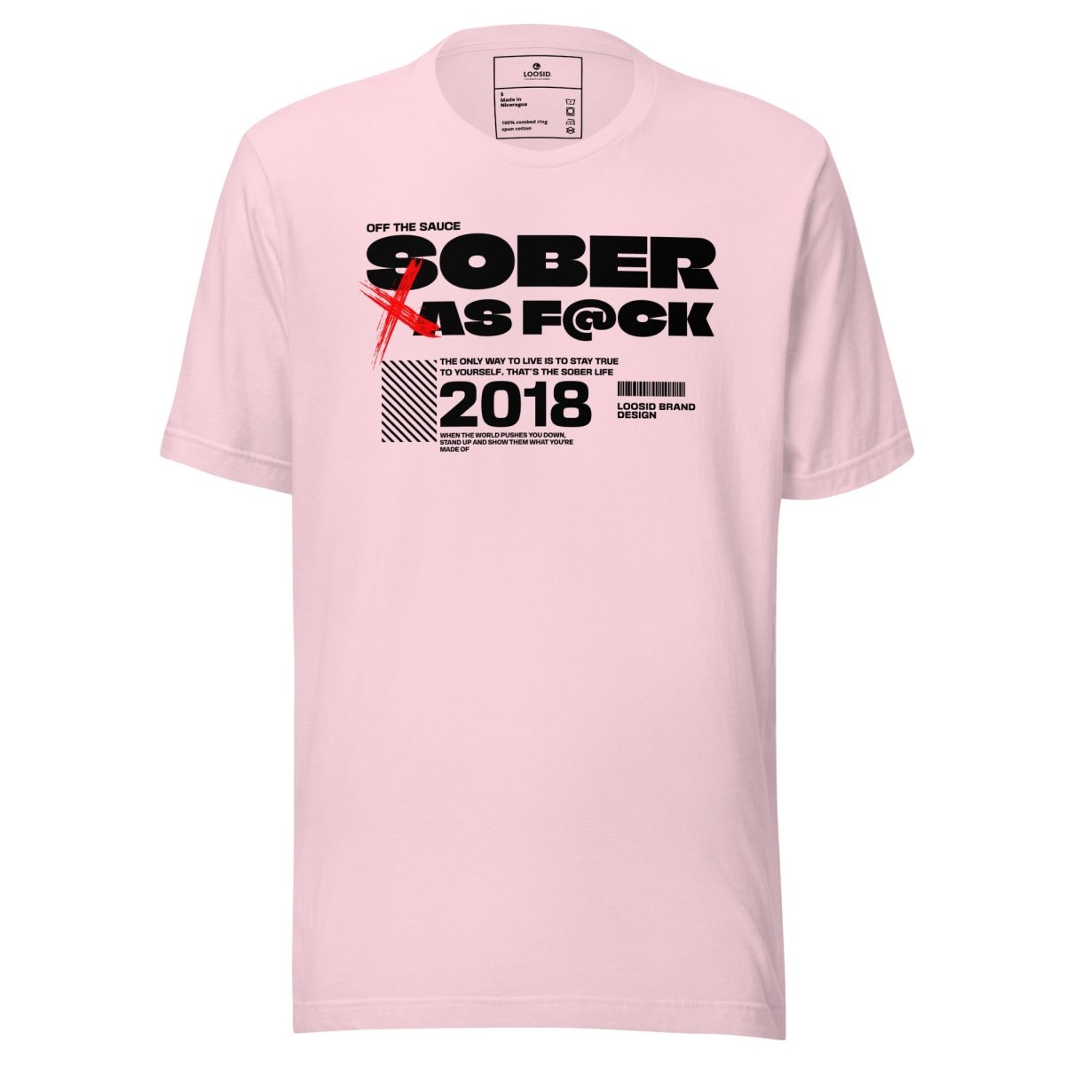 Sober As F*ck Sober T Shirt featuring the design (view 21)