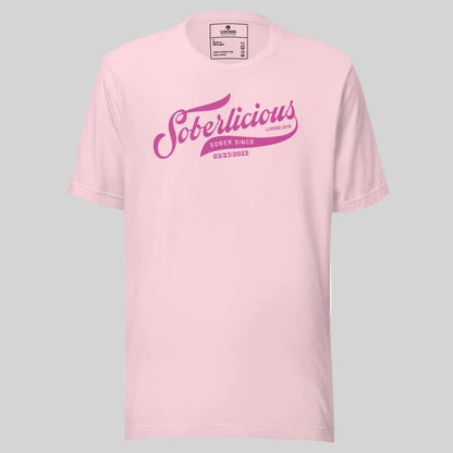 Soberlicious Sober T Shirt graphic detail (view 4)