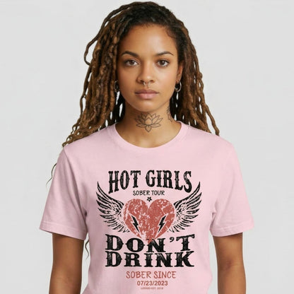 Hot Girls Sober T Shirt side view (view 16)
