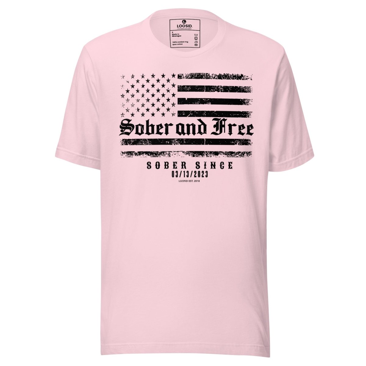 Sober and Free Sober T Shirt lifestyle view (view 15)