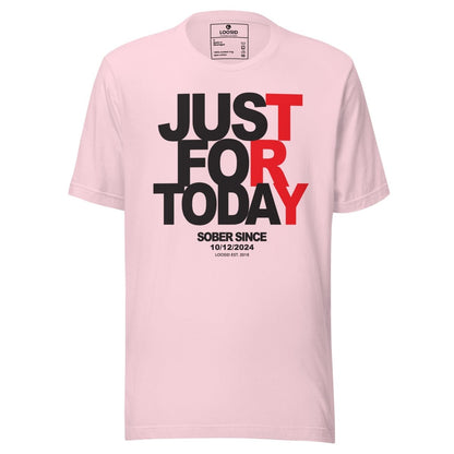 Just Try For Today Sober T Shirt packaging detail (view 18)