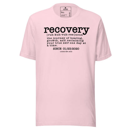 Recovery definition women Sober T Shirt back view (view 17)