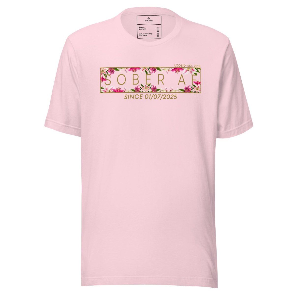 Sober AF Sober T Shirt graphic detail (view 14)