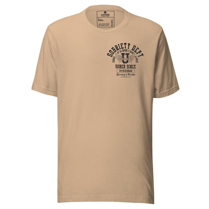 Sobriety Dept 24 7 Sober T Shirt lifestyle view (view 15)