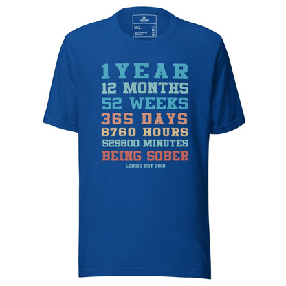 Sober Time Sober T Shirt featuring the design (view 11)