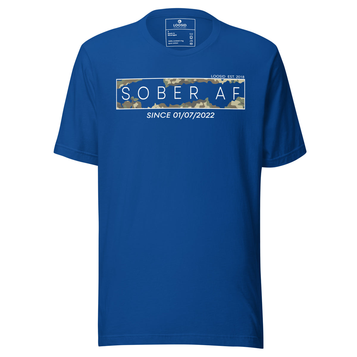 Comfortable Sober T Shirt that celebrates sobriety with pride