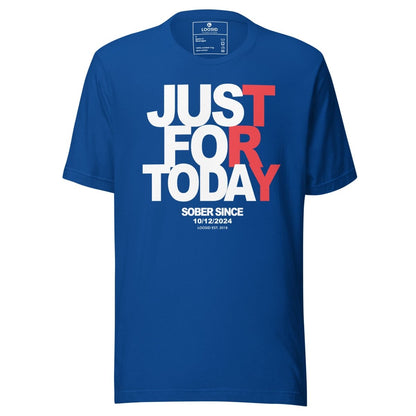 Just Try For Today Sober T Shirt packaging detail (view 28)