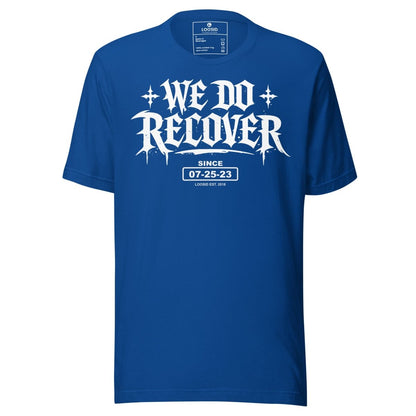 We Do Recover Sober T Shirt graphic detail (view 14)