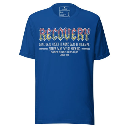 Recovery Rock Sober T Shirt packaging detail (view 18)
