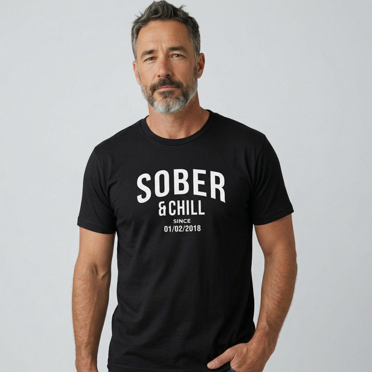 Sober and Chill Sober T Shirt graphic detail (view 4)