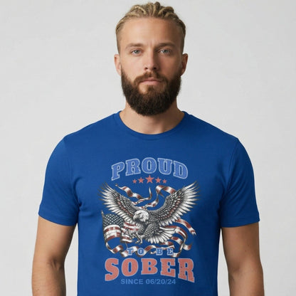 Proud To Be Sober Sober T Shirt featuring the design (view 21)