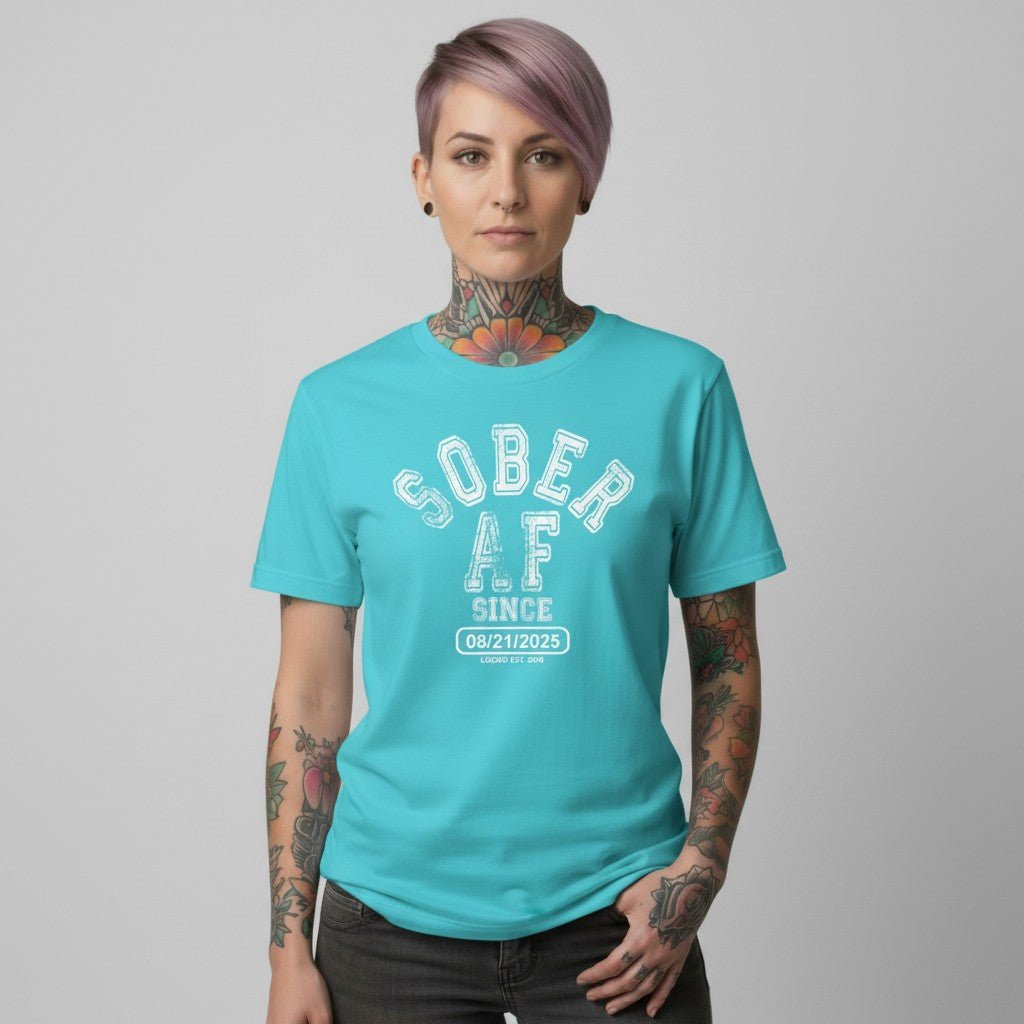 Sober AF Sober T Shirt fit detail (view 9)