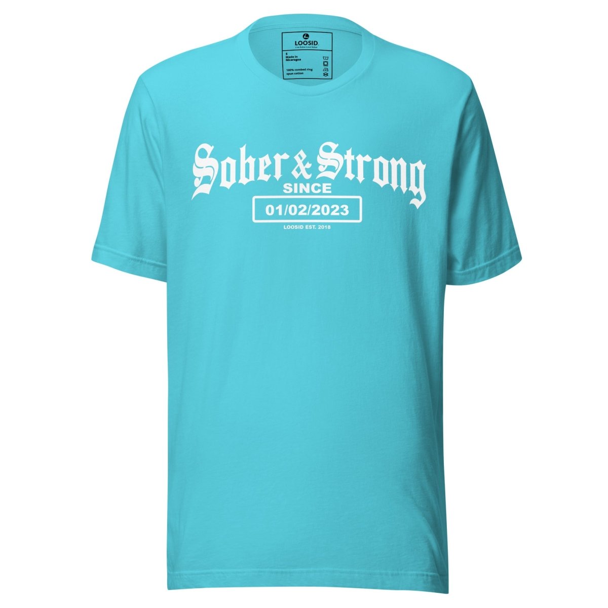 Sober & Strong Sober T Shirt packaging detail (view 8)