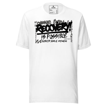 Recovery Is Possible Sober T Shirt side view (view 16)