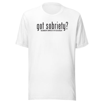 Got Sobriety Sober T Shirt lifestyle view (view 5)